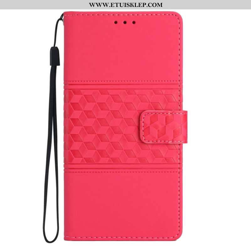 Etui Folio do Oppo Reno 8 Kostki 3d